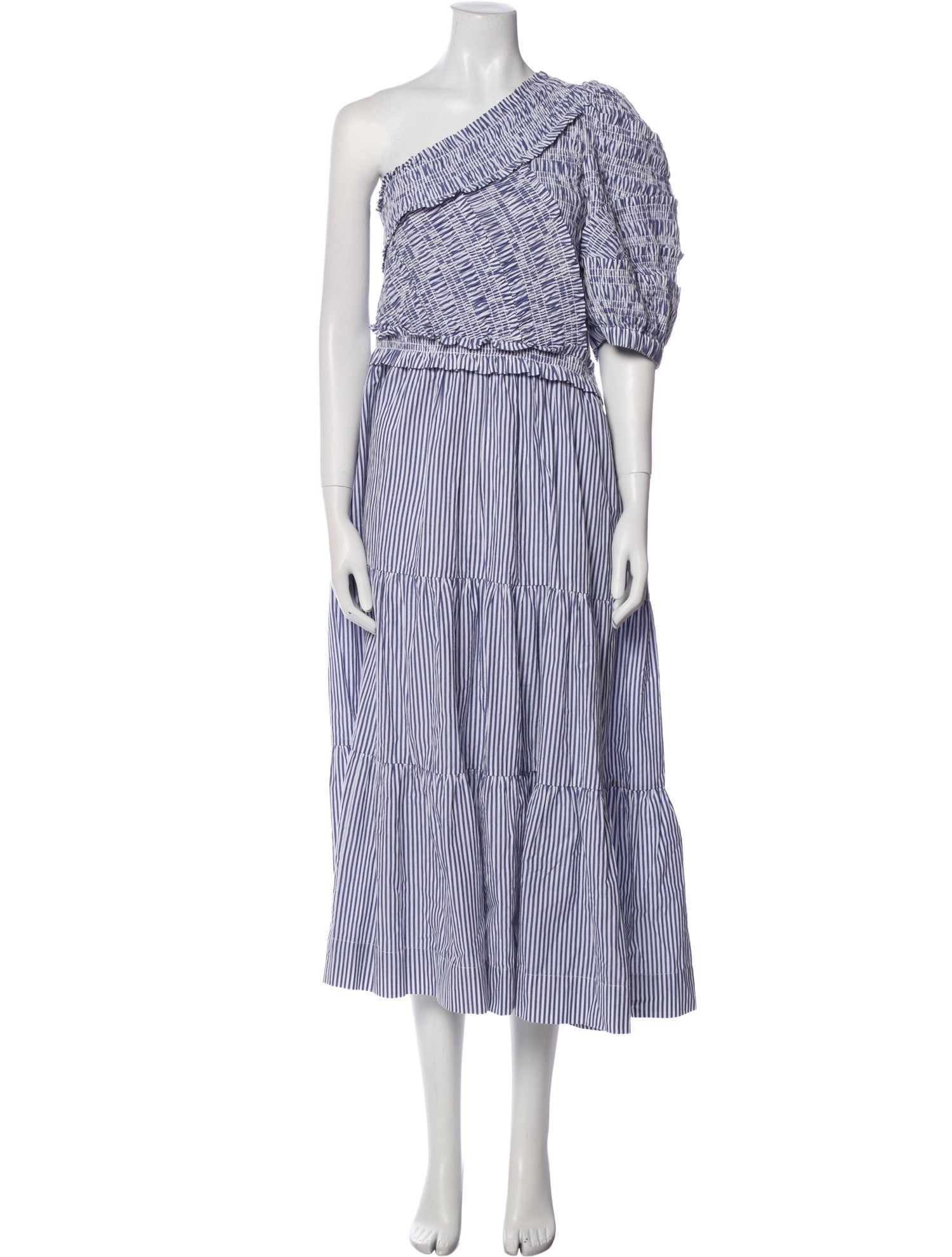 Sea New York Striped Midi Length Dress