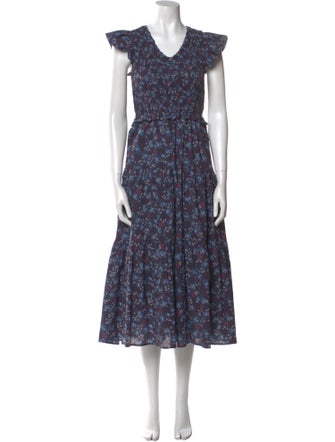 Sea New York Floral Print Long Dress