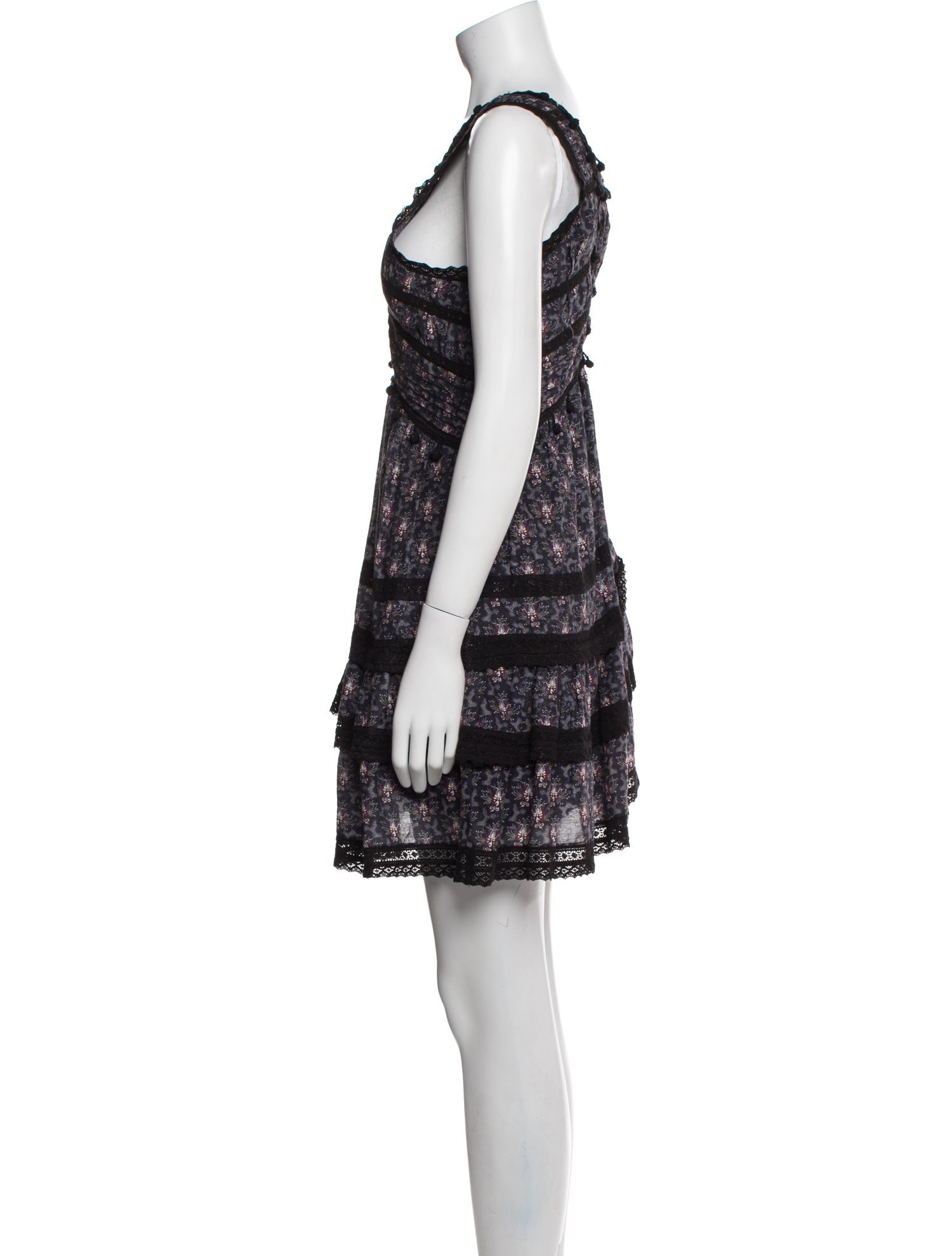 Sea New York Floral Print Mini Dress