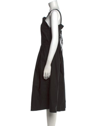 Sea New York Square Neckline Midi Length Dress