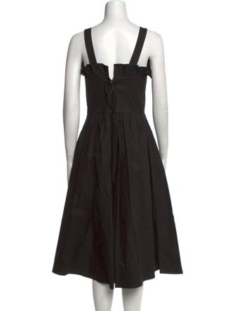 Sea New York Square Neckline Midi Length Dress