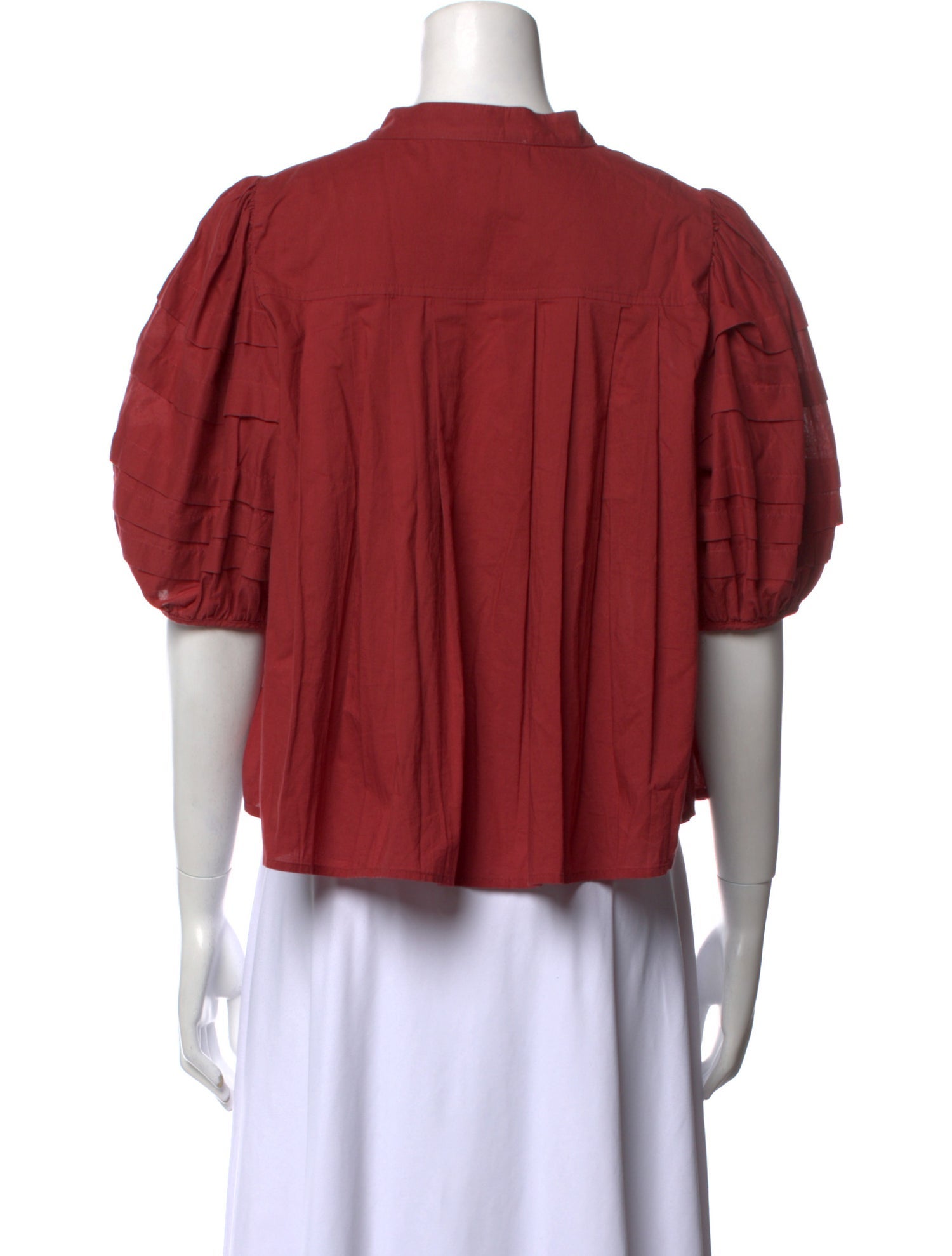 Sea New York Mock Neck Short Sleeve Crop Top