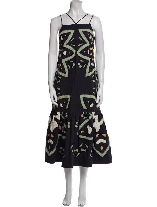 Sea New York Printed Midi Length Dress