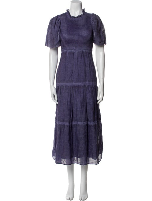 Sea New York Mock Neck Midi Length Dress