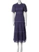 Sea New York Mock Neck Midi Length Dress