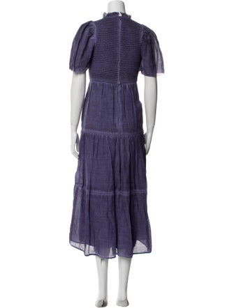 Sea New York Mock Neck Midi Length Dress