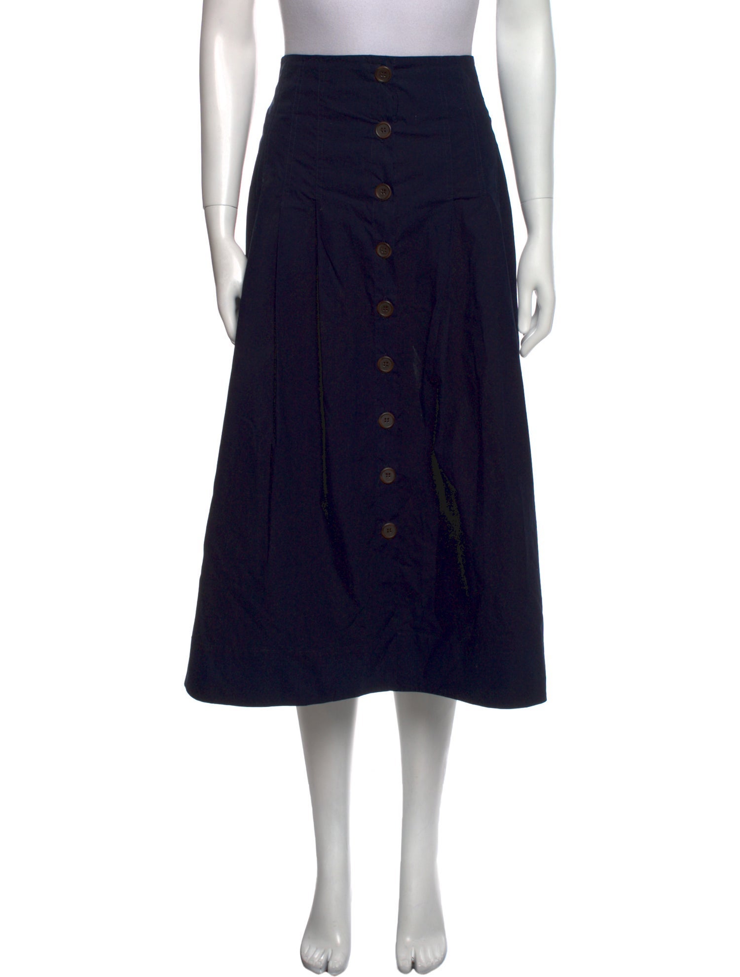 Sea New York Pleated Accents Midi Length Skirt