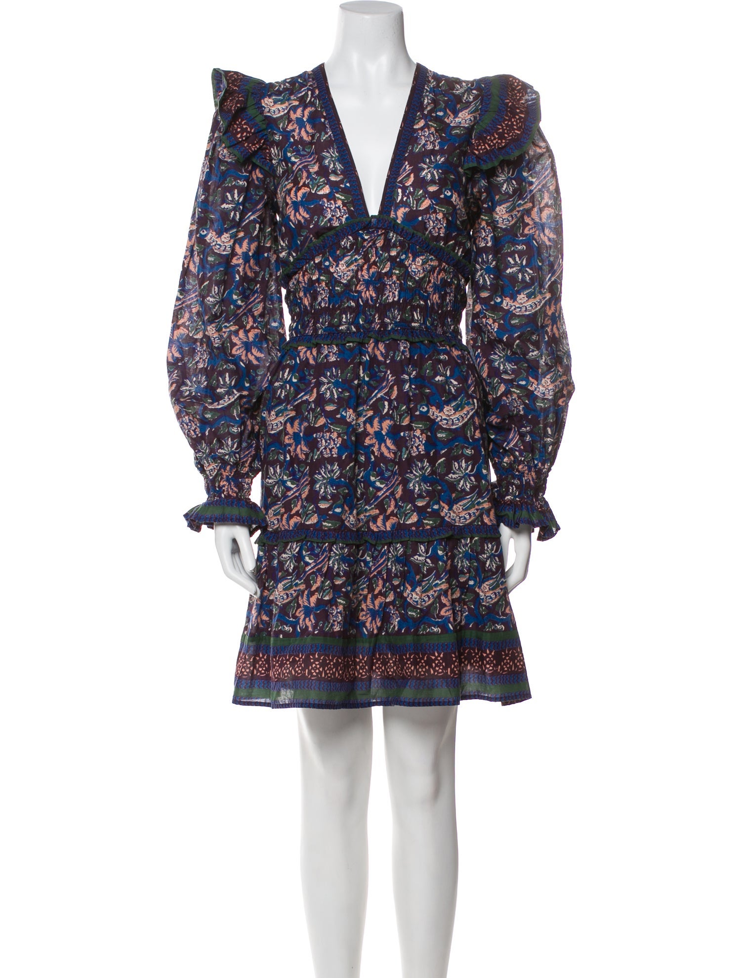 Sea New York Floral Print Mini Dress