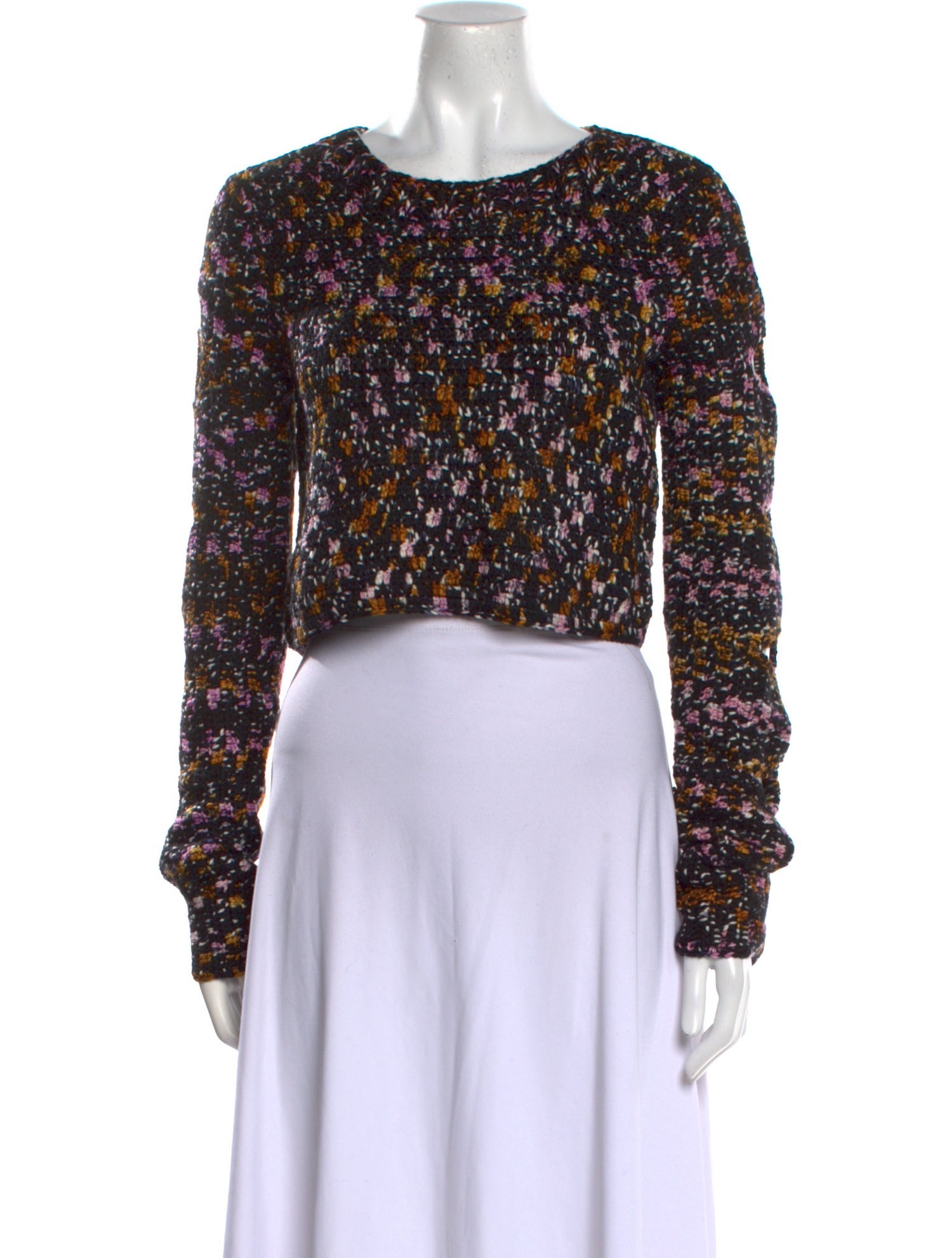 Sea New York Merino Wool Floral Print Crop Top w/ Tags