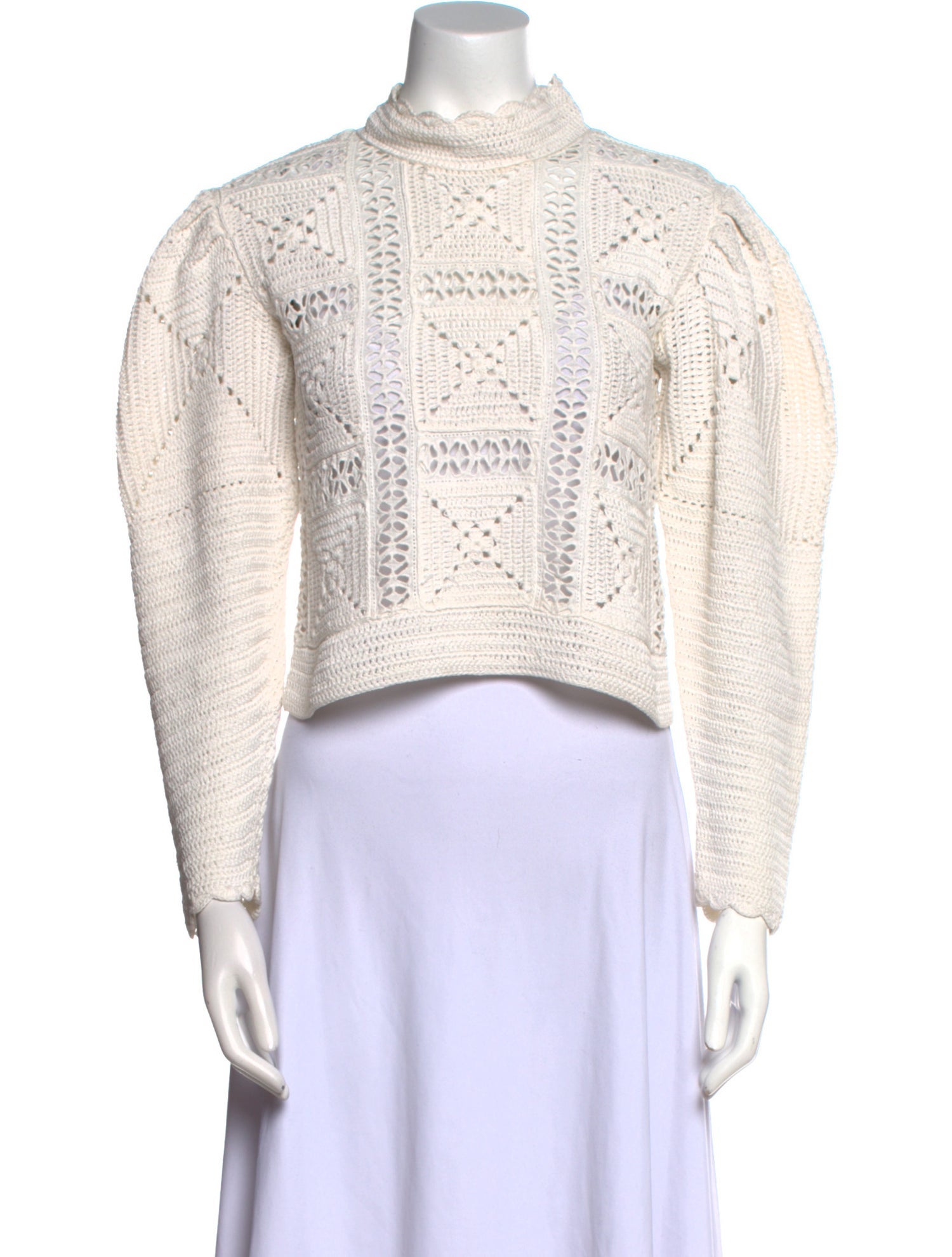 Sea New York Mock Neck Long Sleeve Sweatshirt