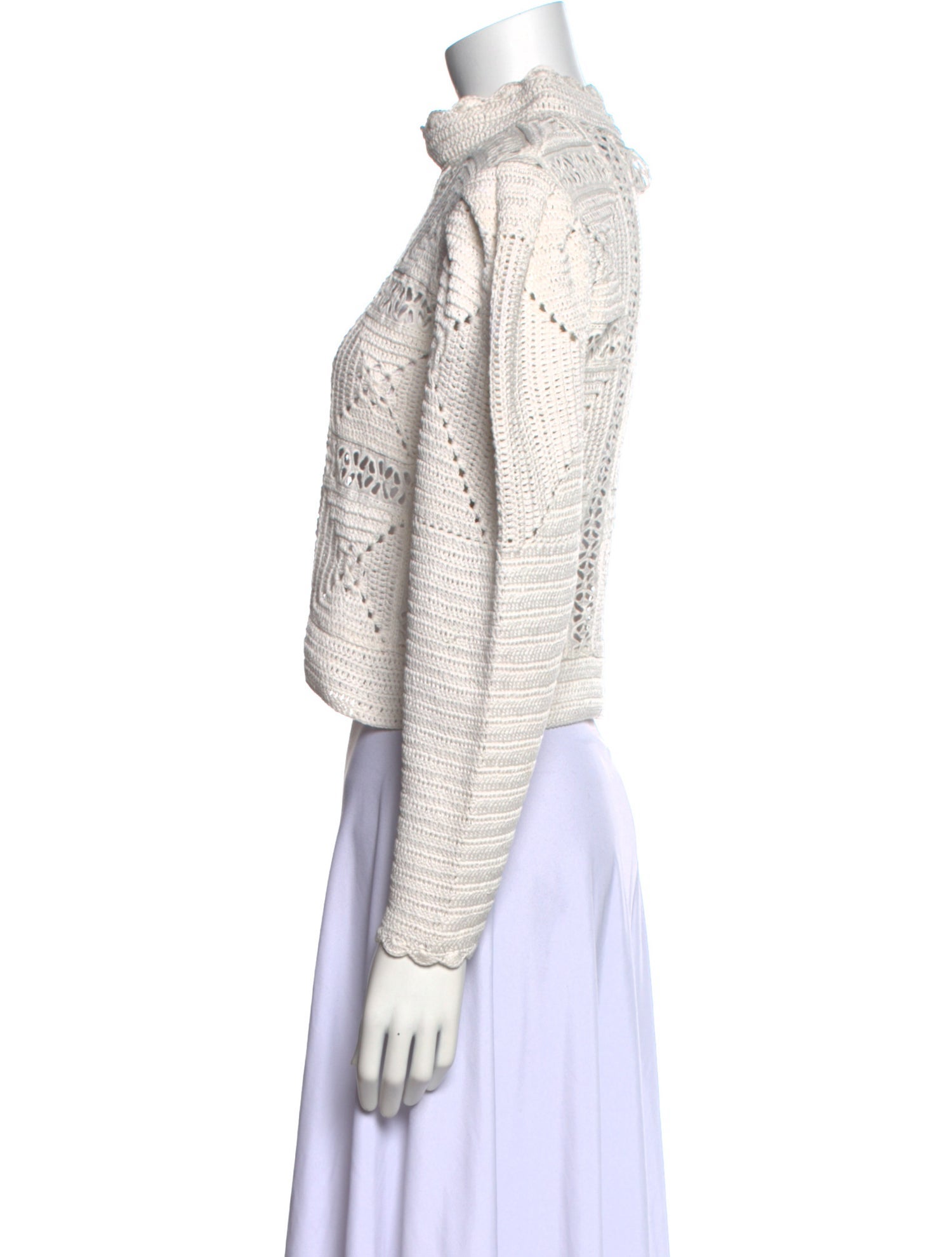 Sea New York Mock Neck Long Sleeve Sweatshirt