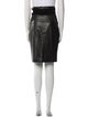 Sea New York Lamb Leather Knee-Length Skirt