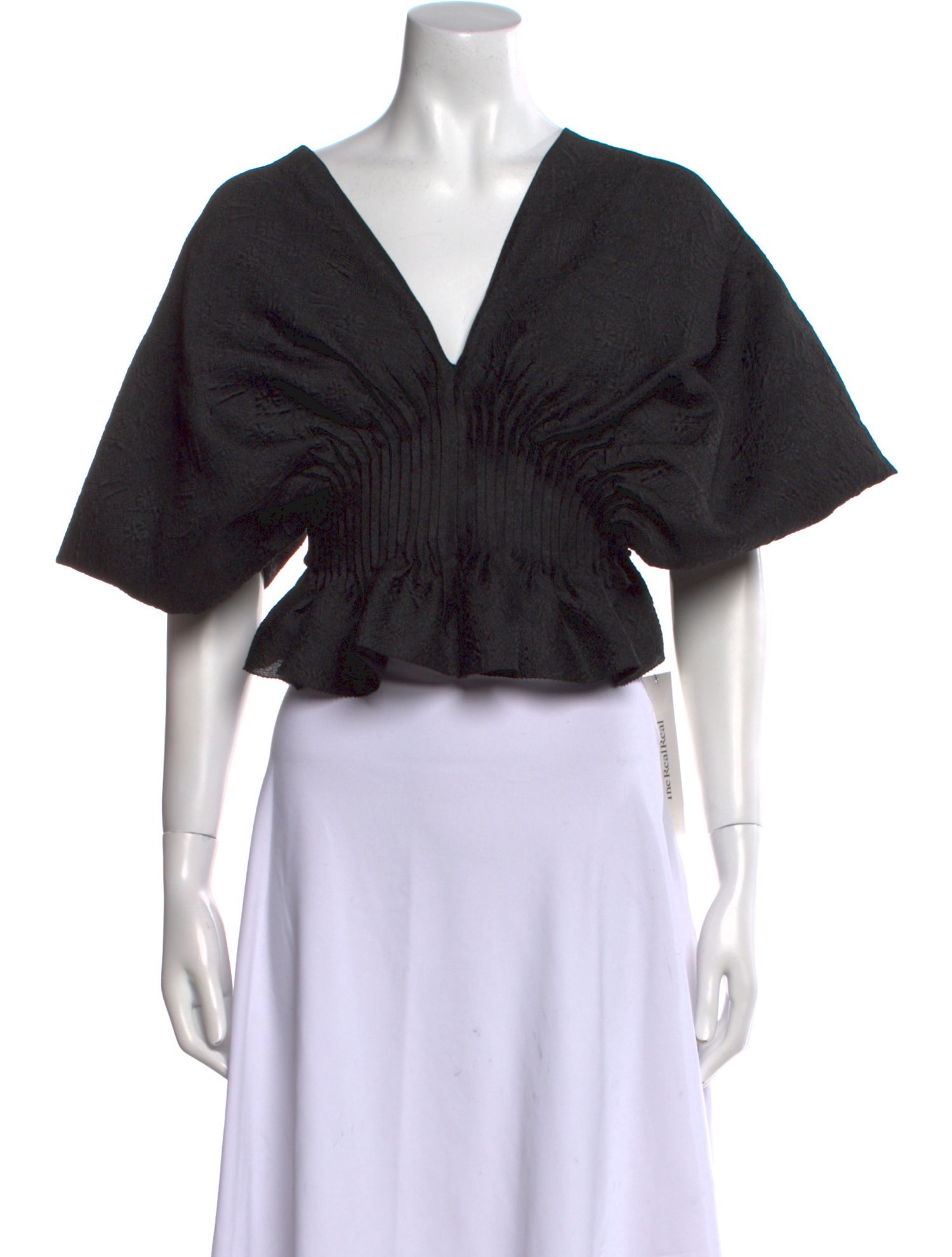 Sea New York V-Neck Short Sleeve Crop Top