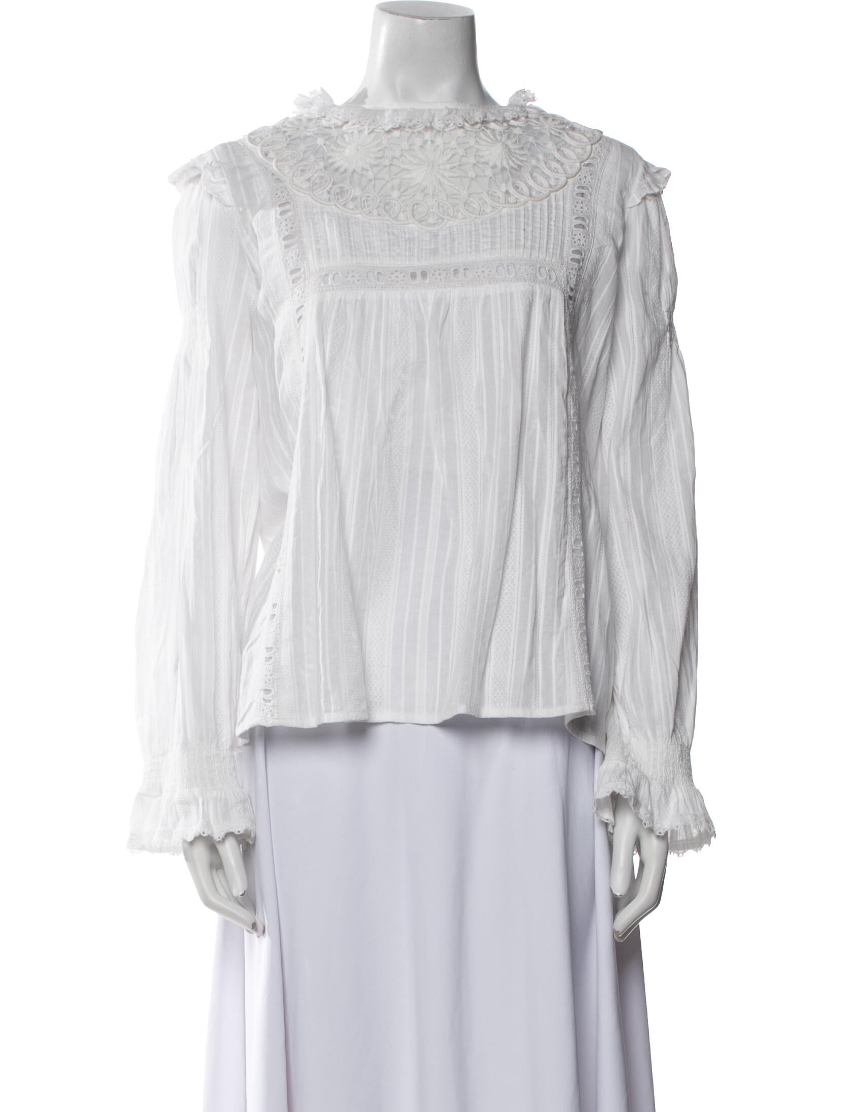 Sea New York Off-The-Shoulder Long Sleeve Blouse