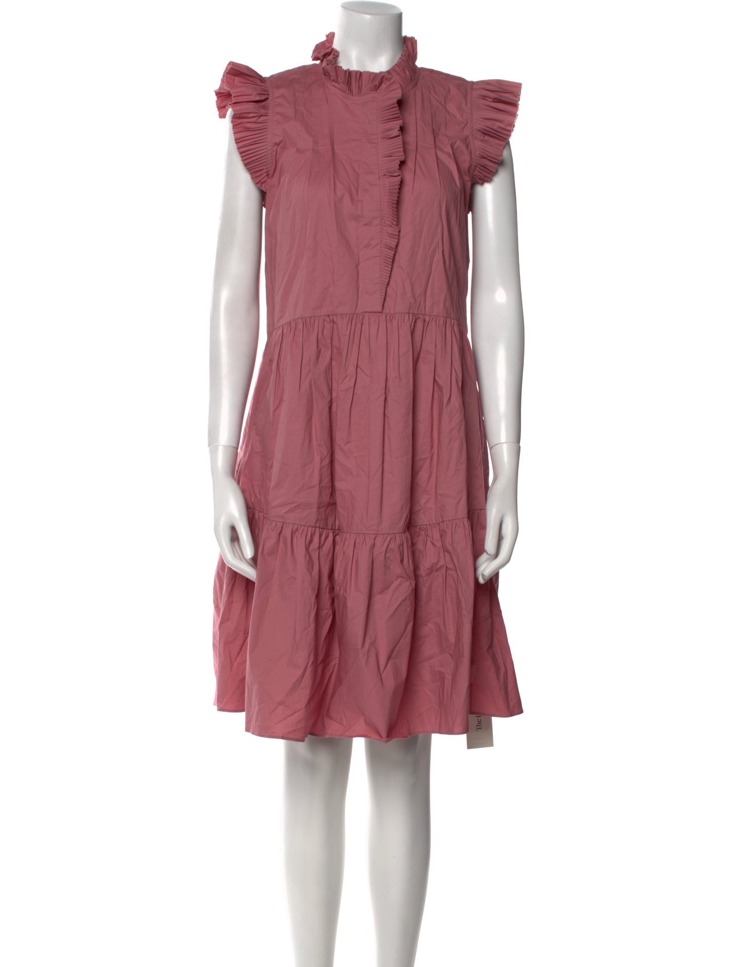 Sea New York Mock Neck Knee-Length Dress