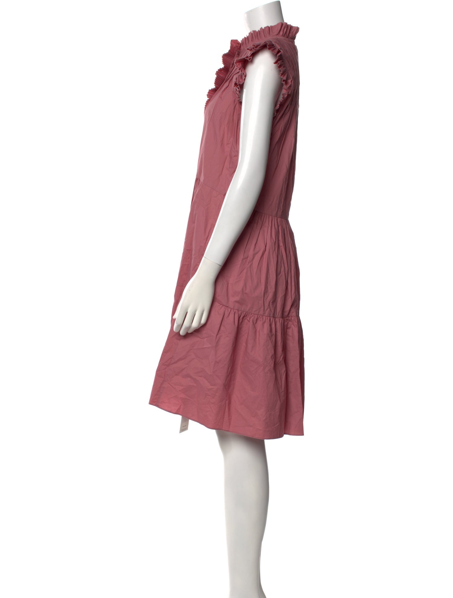Sea New York Mock Neck Knee-Length Dress