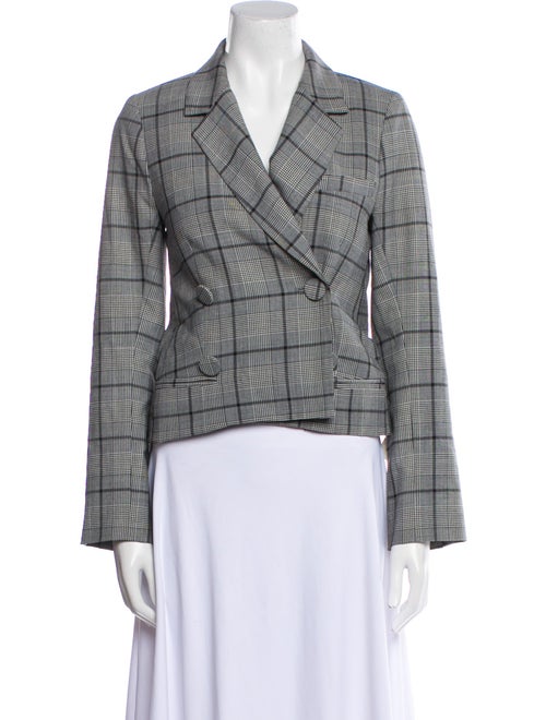 Sea New York Plaid Print Blazer