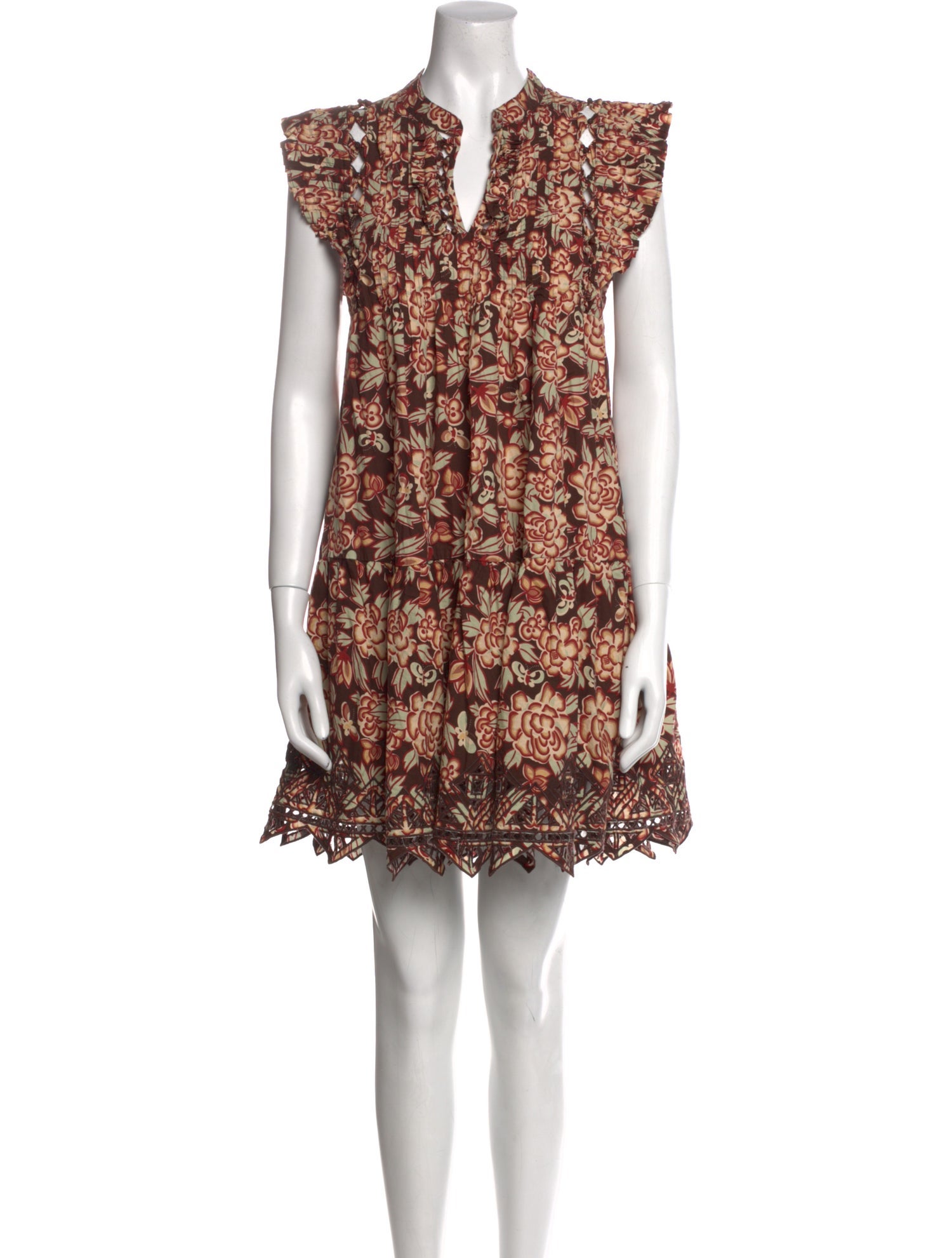 Sea New York Floral Print Mini Dress