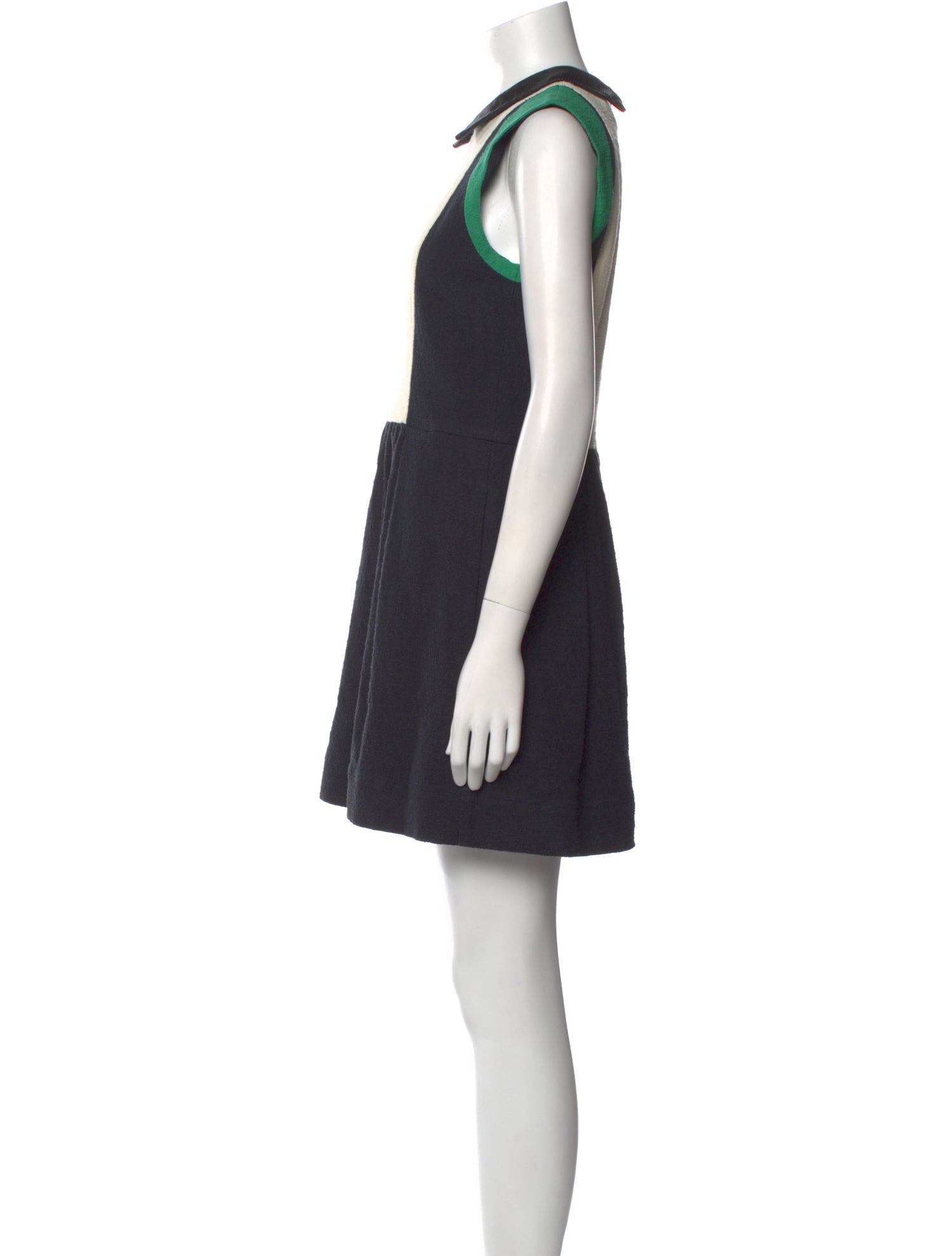 Sea New York Colorblock Pattern Mini Dress