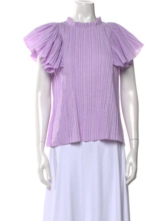 Sea New York Linen Striped Blouse