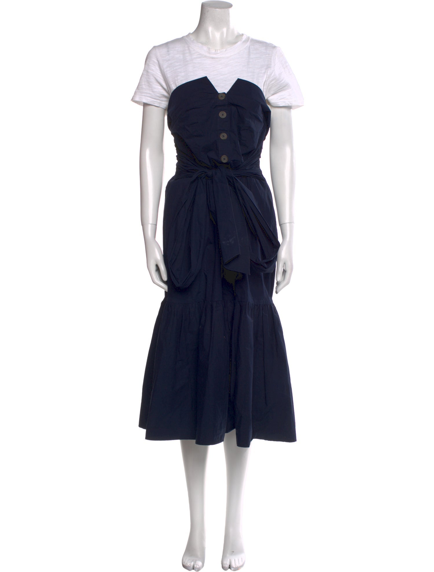 Sea New York Crew Neck Long Dress