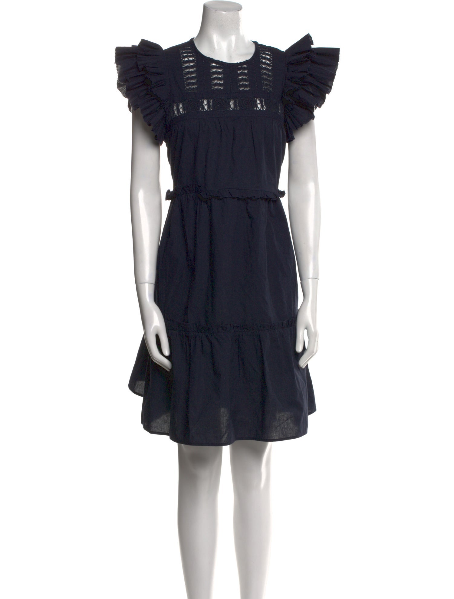 Sea New York Crew Neck Mini Dress