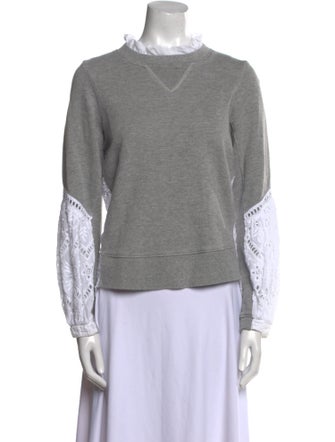 Sea New York Mock Neck Long Sleeve Sweatshirt