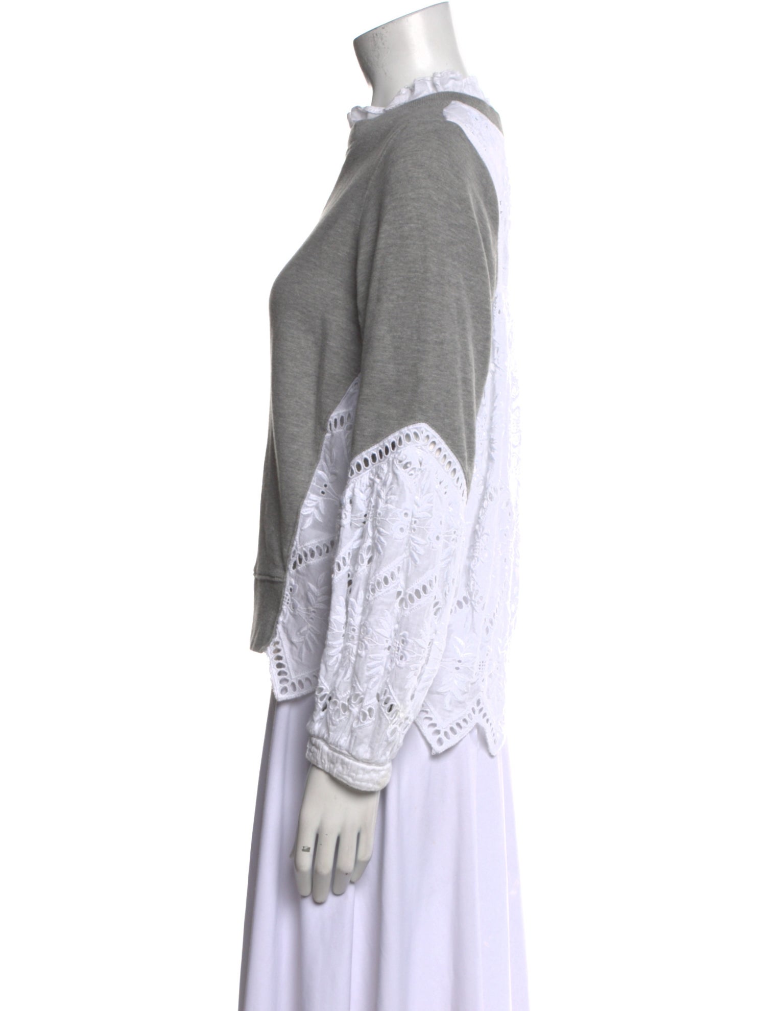 Sea New York Mock Neck Long Sleeve Sweatshirt