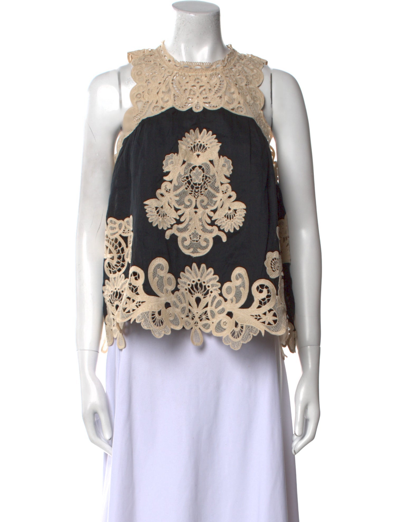 Sea New York Crew Neck Sleeveless Blouse w/ Tags