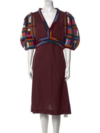 Sea New York Printed Midi Length Dress