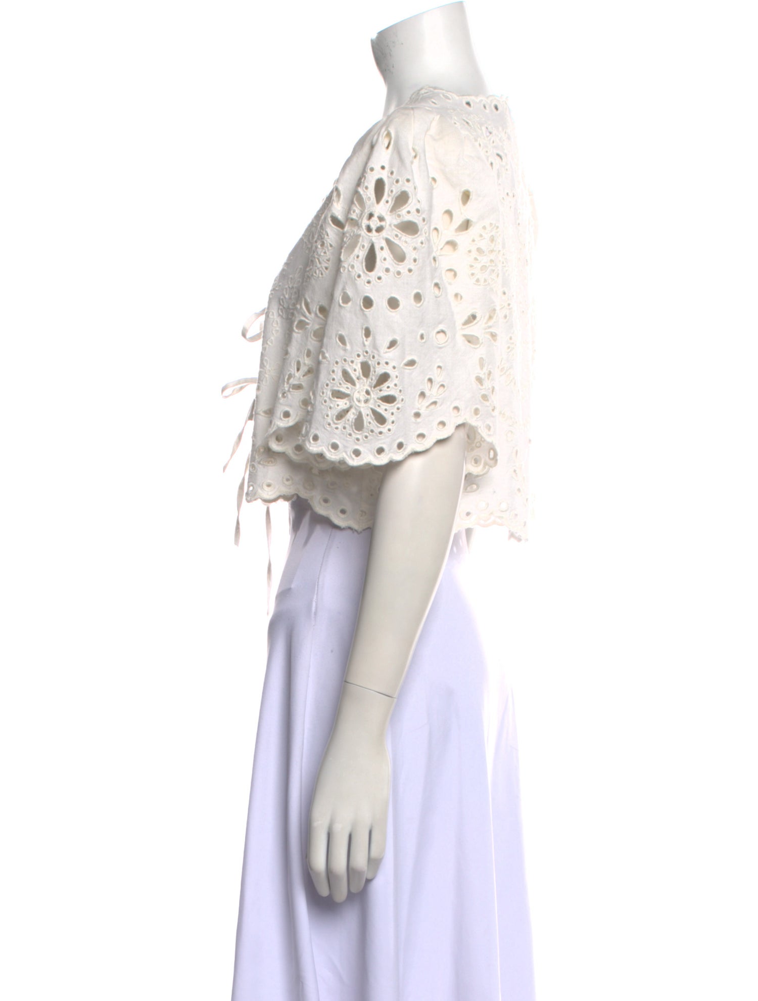 Sea New York V-Neck Short Sleeve Crop Top