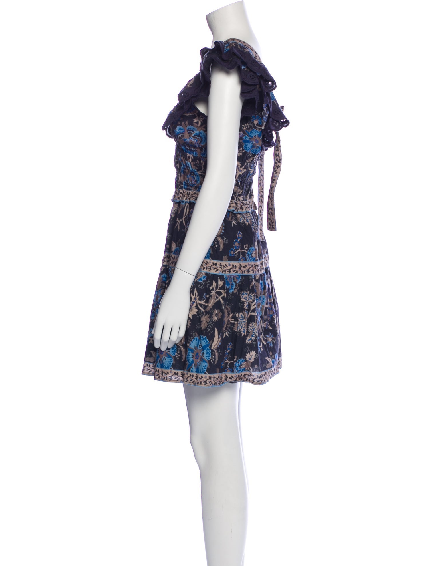 Sea New York Floral Print Mini Dress