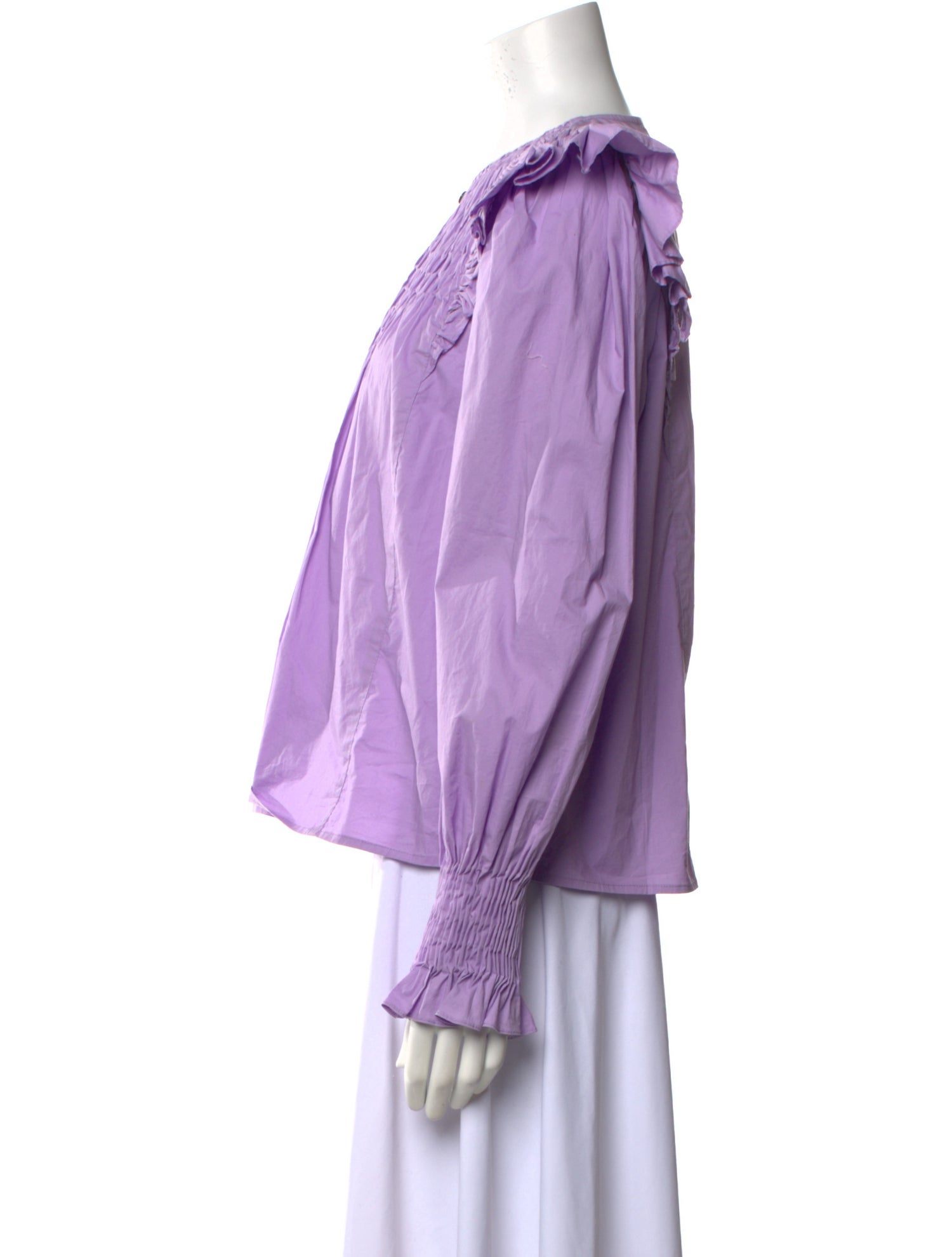 Sea New York Crew Neck Long Sleeve Blouse