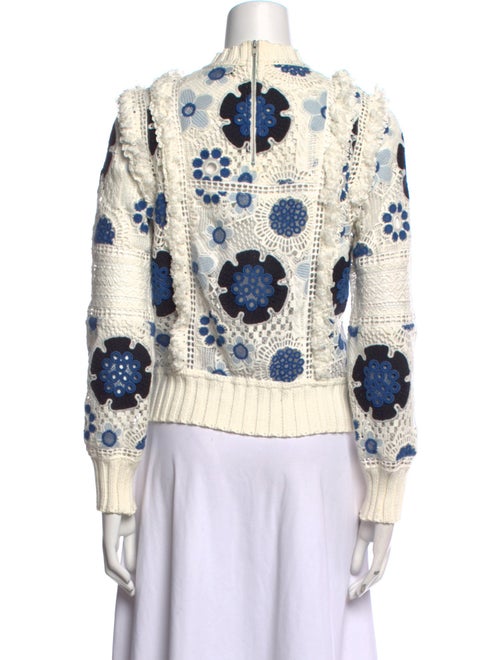 Sea New York Printed Crew Neck Sweater