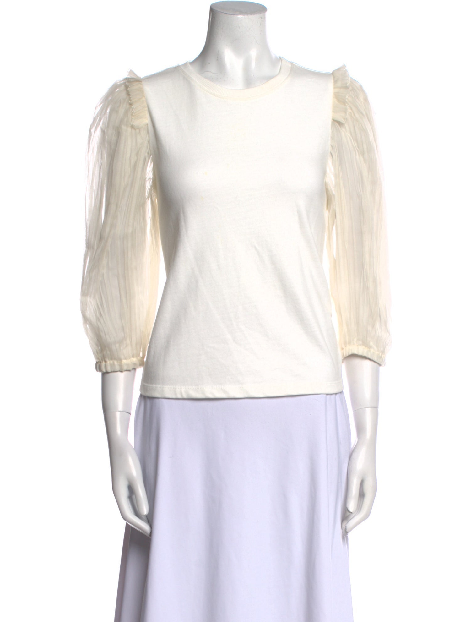 Sea New York Crew Neck Three-Quarter Sleeve Top