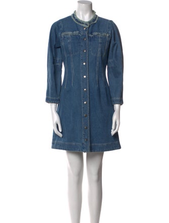 Sea New York Mock Neck Mini Dress