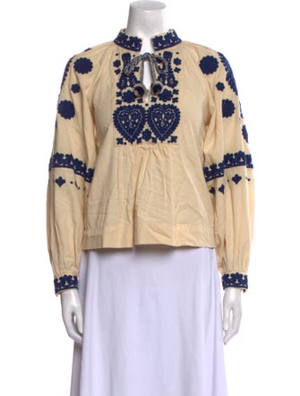 Sea New York Printed Mock Neck Sweatshirt