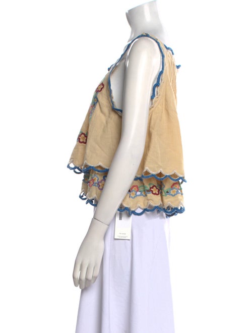 Sea New York Printed Square Neckline Top