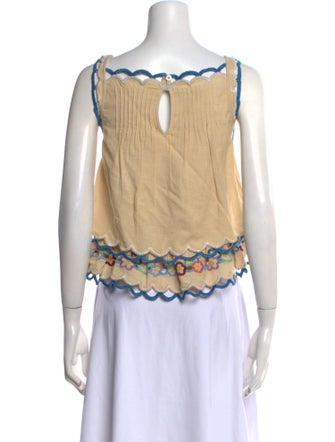 Sea New York Printed Square Neckline Top