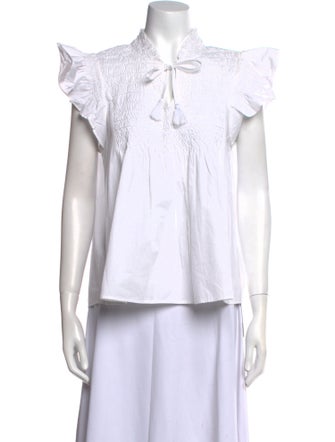 Sea New York Short Sleeve Button-Up Top