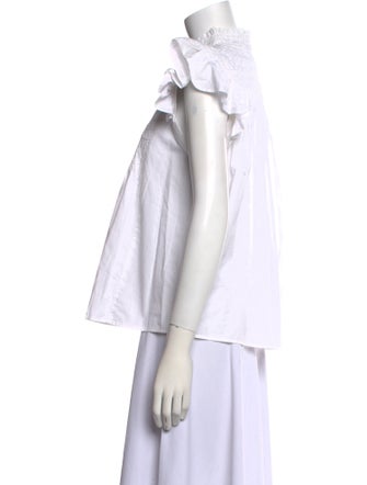 Sea New York Short Sleeve Button-Up Top