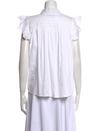 Sea New York Short Sleeve Button-Up Top