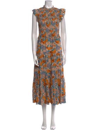 Sea New York Floral Print Long Dress