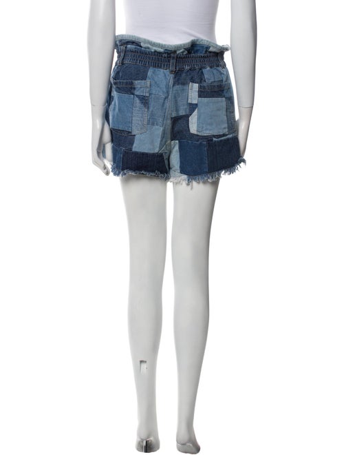 Sea New York Colorblock Pattern Mini Shorts