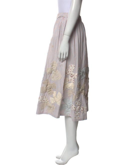 Sea New York Striped Midi Length Skirt