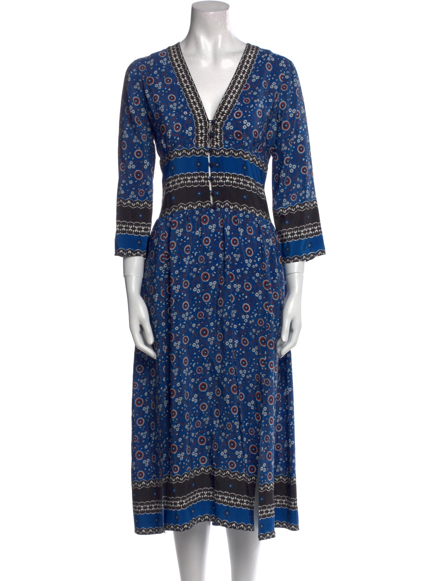 Sea New York Silk Midi Length Dress