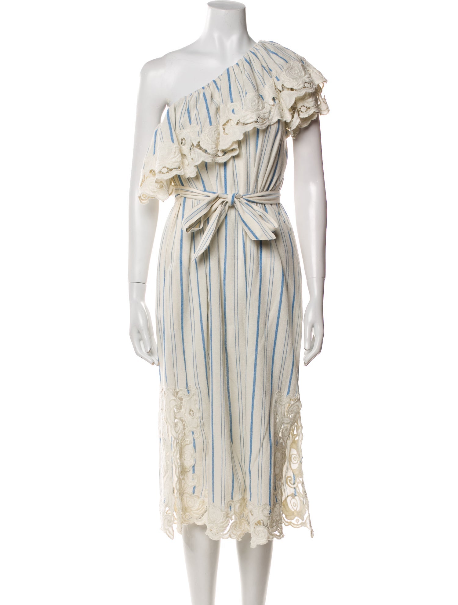 Sea New York Striped Midi Length Dress