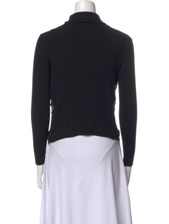 Sea New York Lace Pattern Turtleneck Top