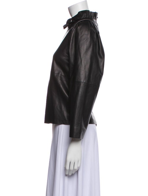 Sea New York Leather Evening Jacket