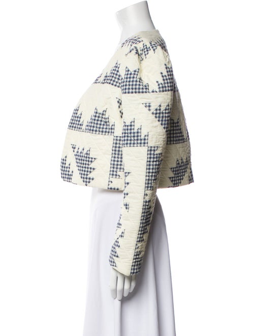 Sea New York Plaid Print Jacket